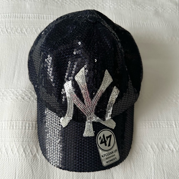 47 NY Sequin Baseball Cap NWT - Picture 2 of 7